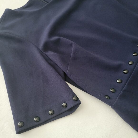 NWOT Navy Blue DKNY Structured Dress - Picture 4 of 8